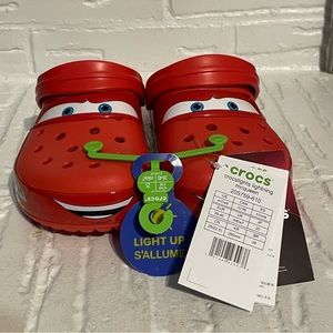 Crocs Classic Clog Lightning McQueen LIGHTS UP Men's Size 7 / 9W